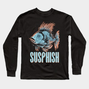 Susphish Crazy Fish Long Sleeve T-Shirt